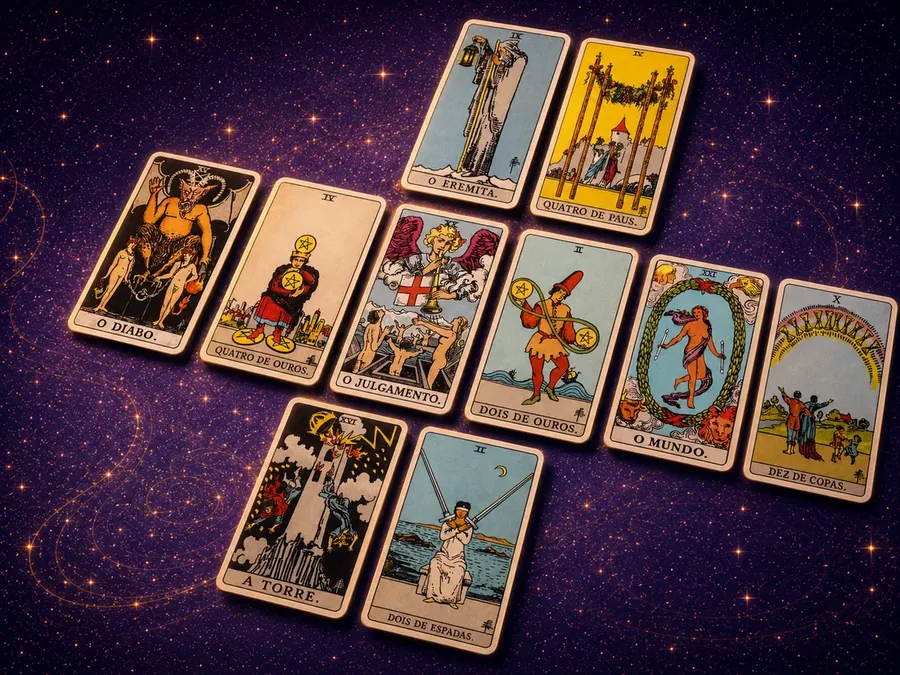Tiragem de cartas do Tarot